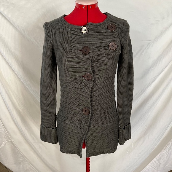 Y2K Shy Girl 2 Piece Cowl Cardigan size L - Picture 6 of 11